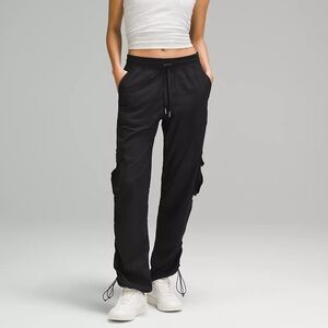 Lululemon Dance Studio Relaxed-Fit Mid-Rise Cargo Pant  - Black